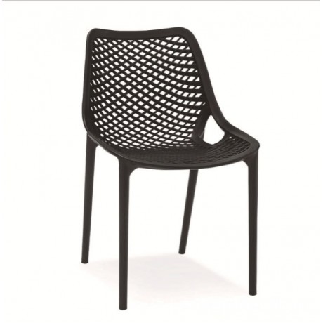 Kassandra Poly Side Chair - Black Kassandra Poly Side Chair - Black